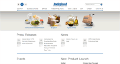 Desktop Screenshot of indofood.com